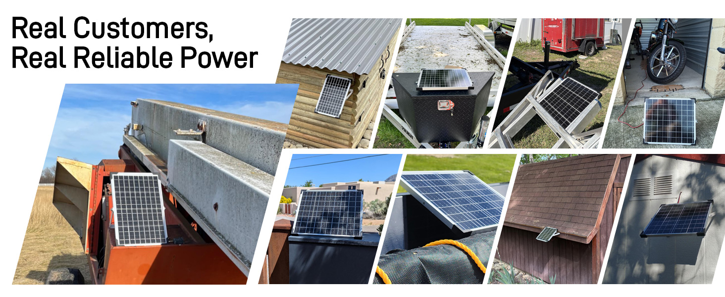 solar battery charger 12 volt waterproof