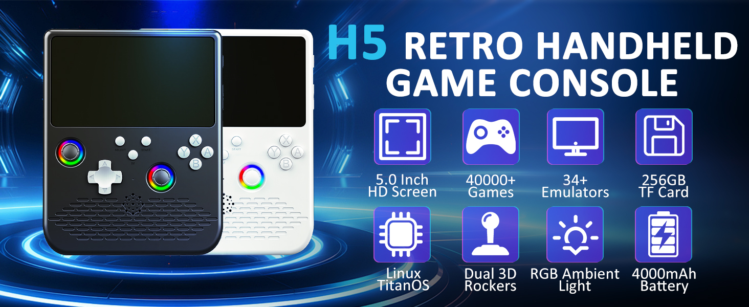 H5 Handheld Retro Game Console