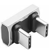 Duttek 180 Degree USB C to USB C Adapter 240W PD, 40Gbps Data &amp; 8K Video, U Shape Type C Male to ...