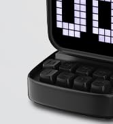 Retro Robot 5-in-1 Bluetooth Speaker: 15W Wireless Charger, Pixel LED Screen, 10W Stereo Sound &amp; ...