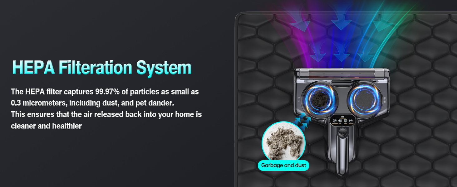 mattress vacuum with hepa filteration