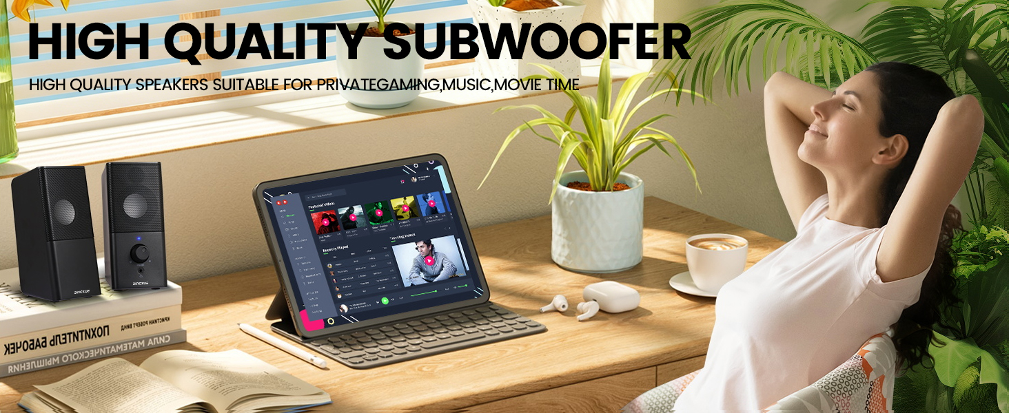 pc speakers for desktop listen to music and songs