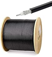 Eightwod RG58 A/U RF Coaxial Cable Flexible Low Loss Coax 50 feet