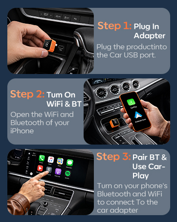 wireless carplay adapter for iphone-