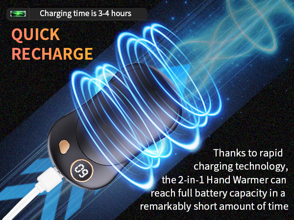 Charging time is 3-4 hours