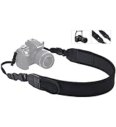 Universal Shoulder Neck Strap for DSLR Camera,Soft Neoprene Neck Belt Strap with Quick-Release,Ca...