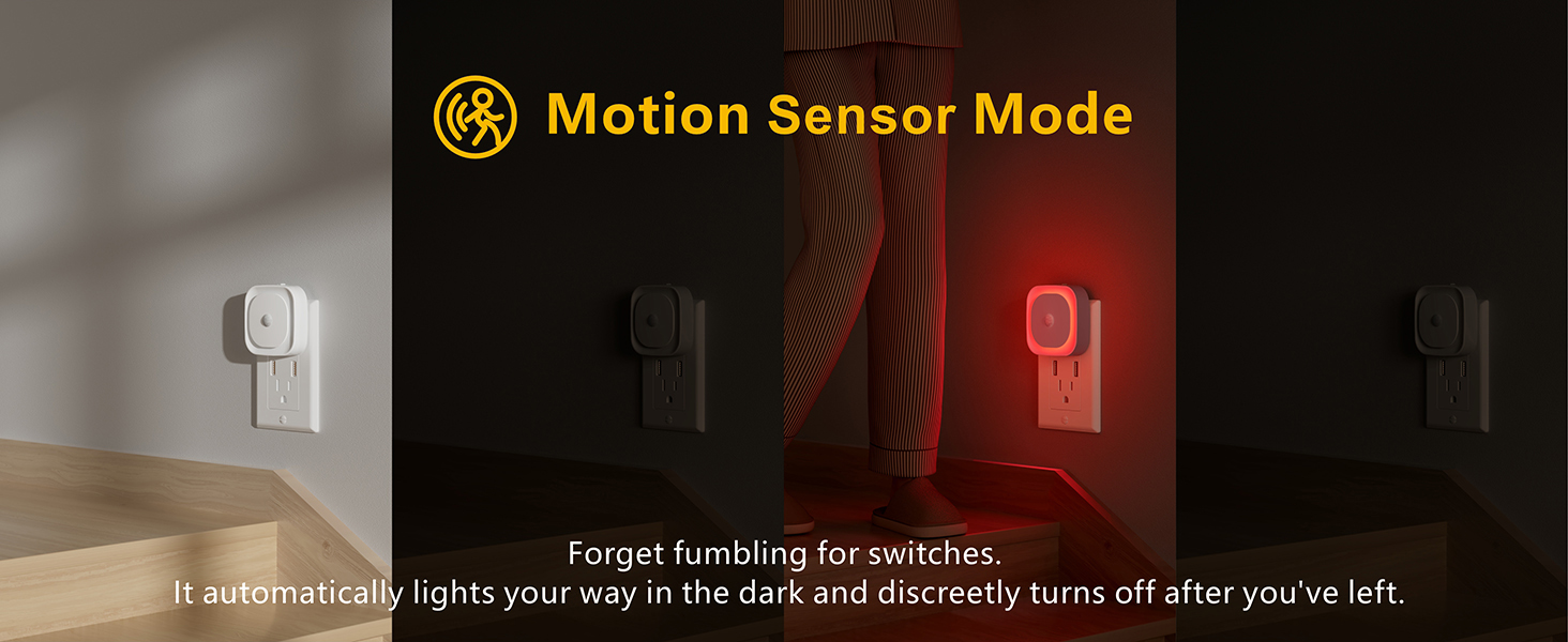 motion-sensing night light