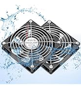 WDERAIR 120mm x 25mm 12V DC IP67 Rated Waterproof and Dustproof Fan High Performance 2 Pin for DI...