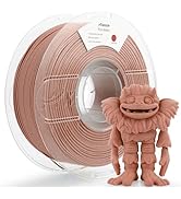 AMOLEN PLA Matte 3D Printer Filament, Terracotta PLA Filament 1.75mm with Smooth Matte Finish, 3D...
