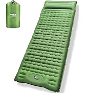 HiiPeak Sleeping Pad for Camping- Ultralight Inflatable Sleeping Mat with Built-in Foot Pump, Upg...