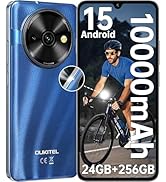 OUKITEL C59 Pro Unlocked Cell Phone Android 15-6.88”HD+ Screen 10000 mAh Battery 24GB +256GB Expa...
