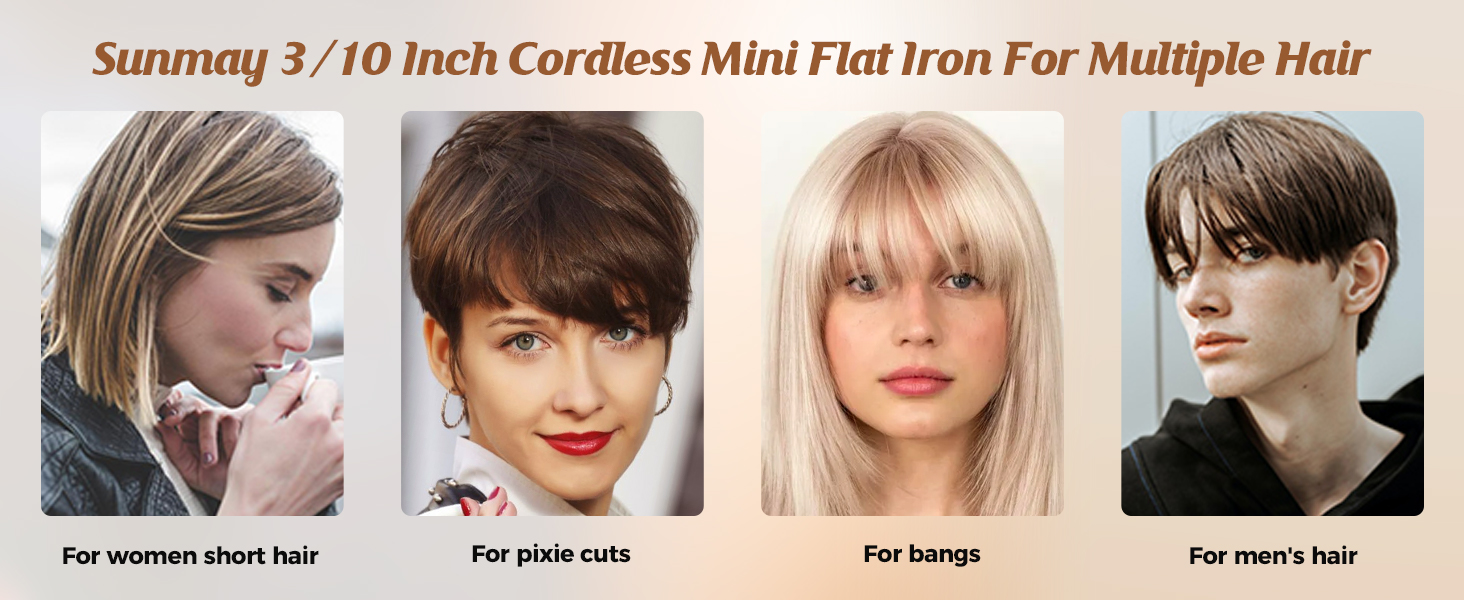 rechargeable flat iron mini