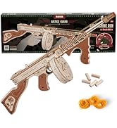 ROKR 3D Wooden Puzzles for Adults-Rubber Band Toy Tommy Gun-Model Kits to Build for Adults-Wood P...