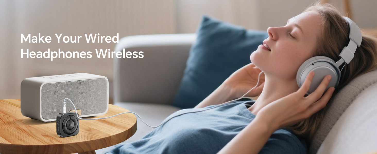 wireless audio receivers adapters headphone bluetooth adapter bluetooth receiver for headphones