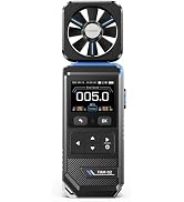 FNIRSI FAM-02 Digital Anemometer Meter with IPS Backlit Screen, Multi-Unit (m/s, km/h, ft/s, mph,...