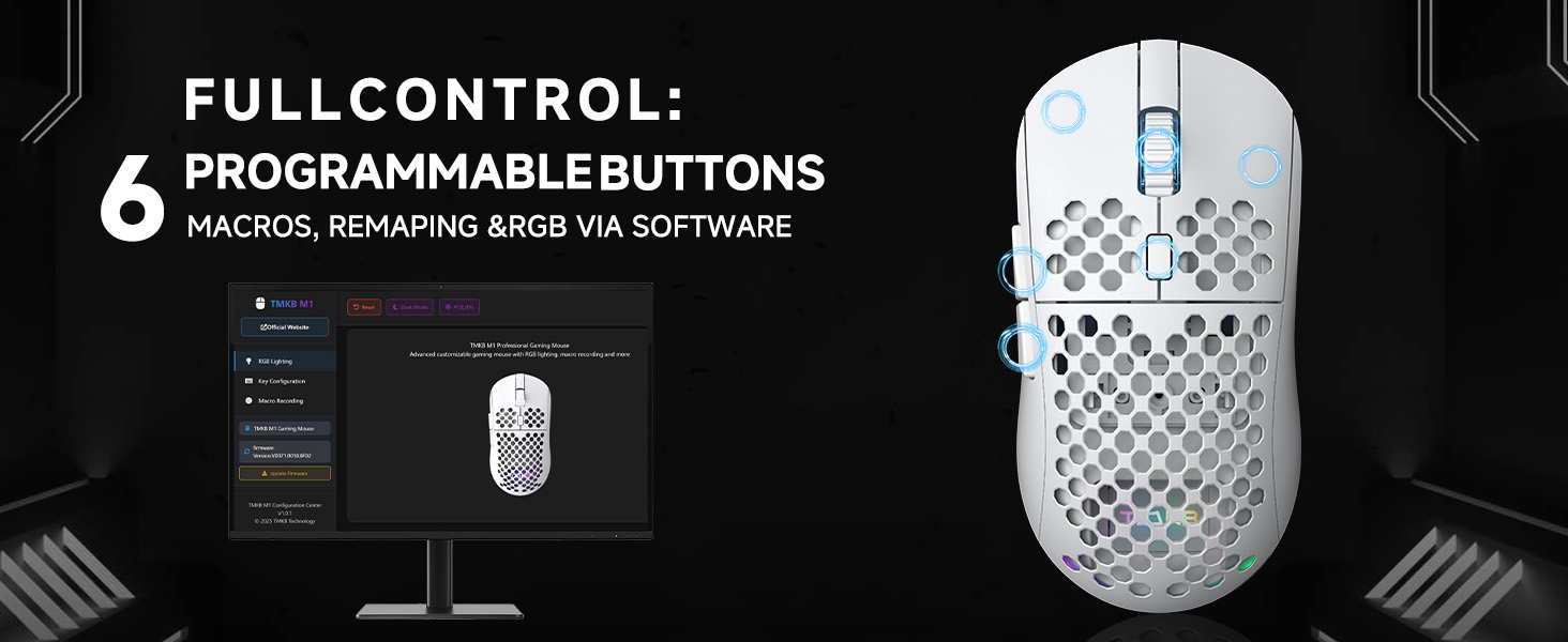 6 BUTTONS PROGRAMMABLE