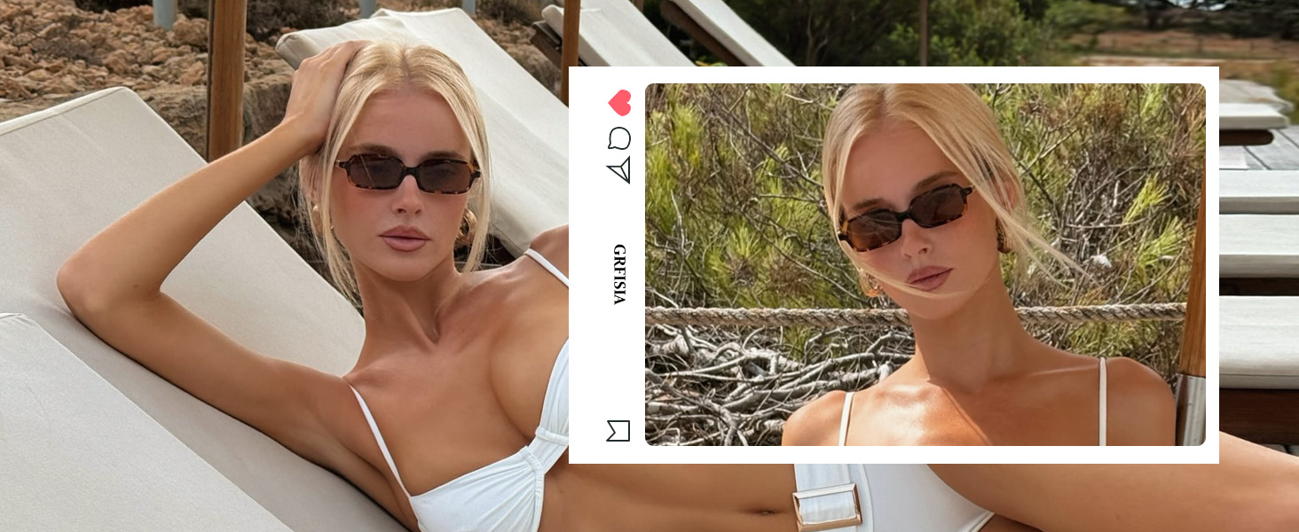 small rectangle sunglasses