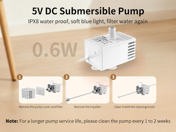 5V dc submersible pump