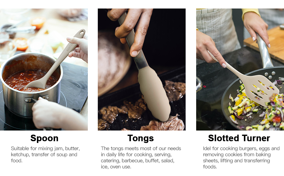 Silicone Kitchen Utensils set