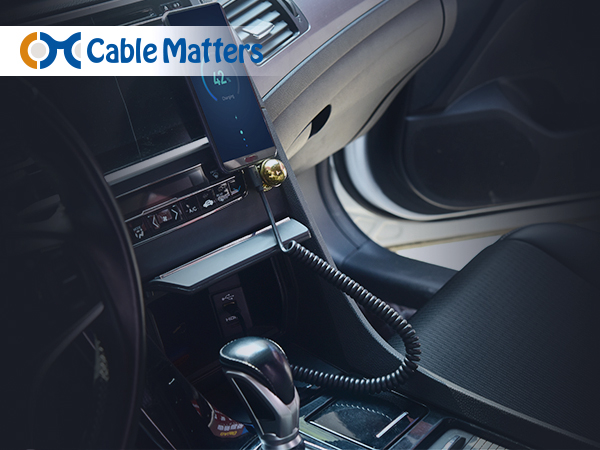 Cable Matters Coiled 3A / 60W USB C to USB C cables