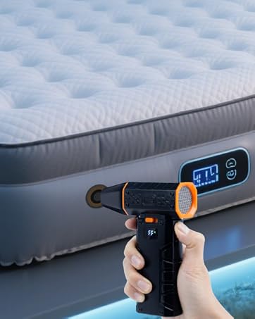 Electric Compressed Air Duster Mini Dust Blower for Computer, Keyboard, Home, Car Cleaning