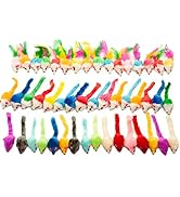 Fashion's Talk Assorted Mice Cat Toys Furry Rattle Mouse Kitten Toy Mini Mice for Indoor Cats Int...