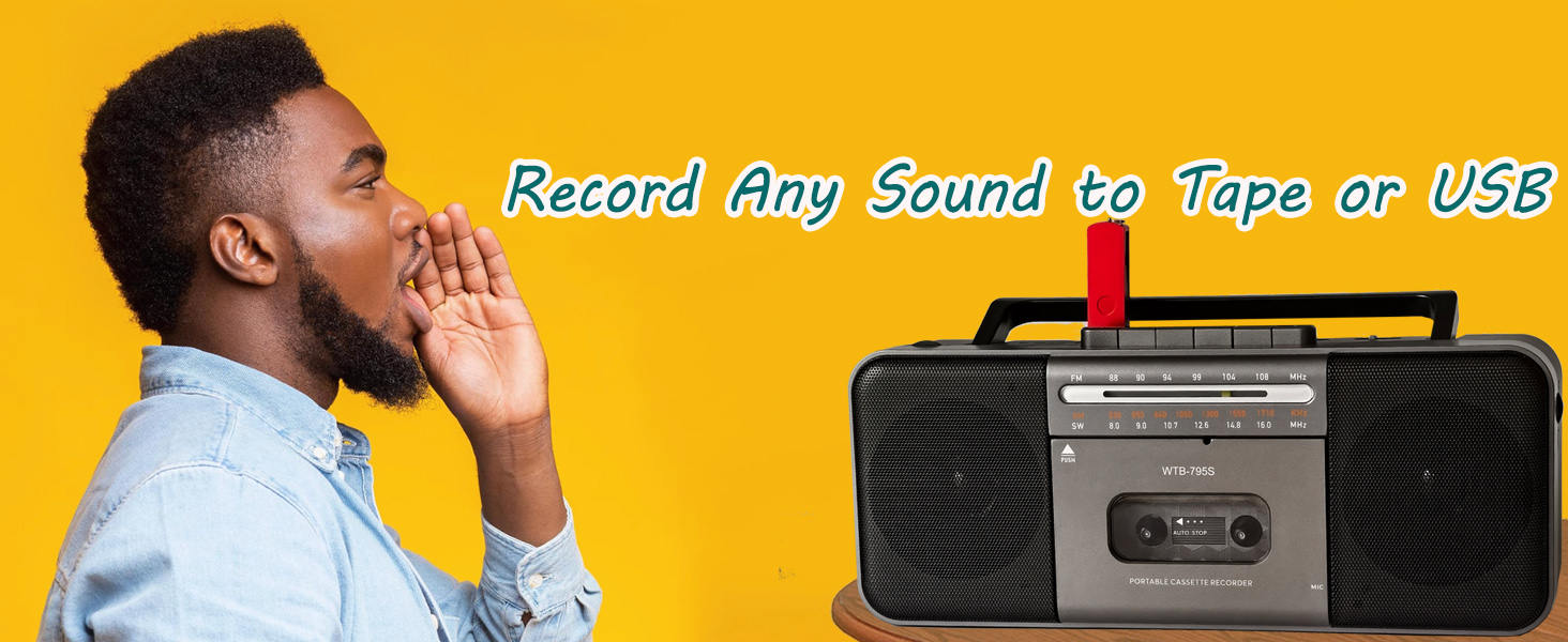 Voice Recording to Tape or USB