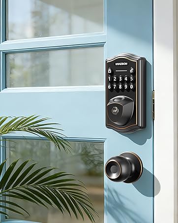 deadbolt lock and door knob
