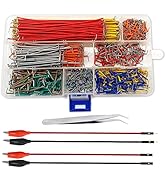840Pcs Breadboard Jumper Wire kit for Arduino, 14 Vaules, 2 mm/0.08"-125 mm/4.92" Minidodoca U-Sh...