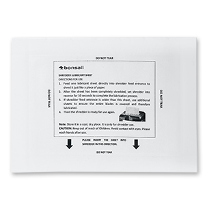 Bonsaii Paper Shredder Sharpening