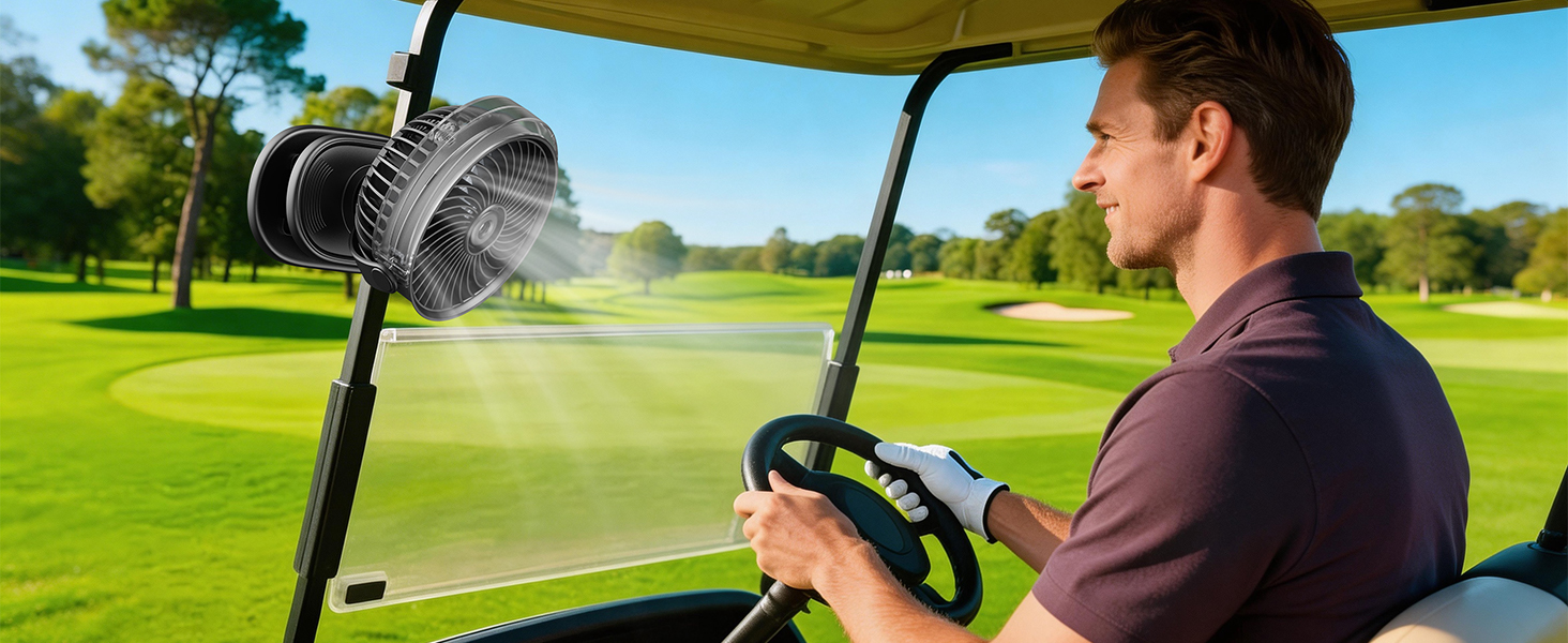 portable fan with mist