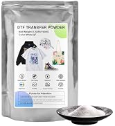 Aomya DTF Powder White DTF Transfer Powder 1000G/2.2lb Hot Melt Adhesive for Sublimation Compatib...