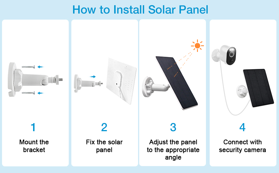 5W camera solar panel