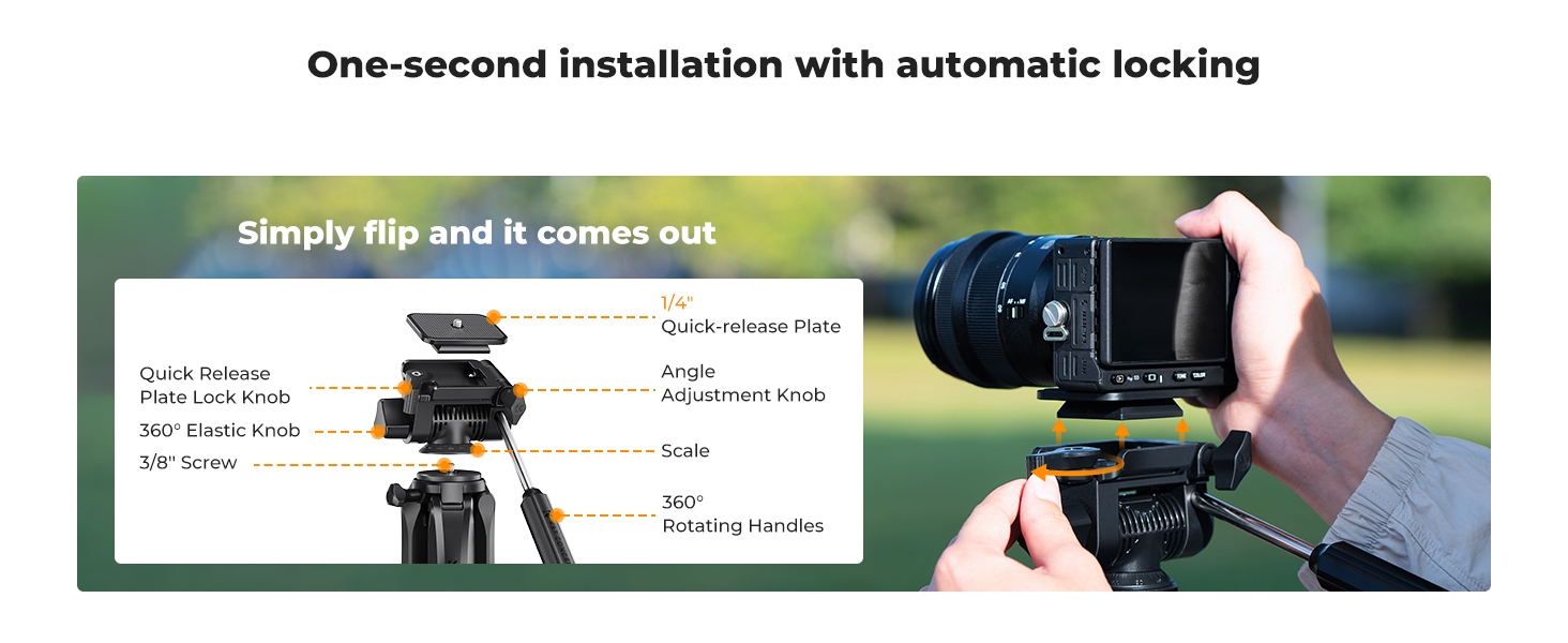 K&amp;F Concept Camera Cellphone Tripod