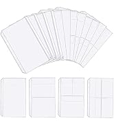 FYY 12pcs A5 Binder Pockets,A5 Size 6 Holes Binder Pockets,[Waterproof PVC Pouch]Premium Clear Bi...