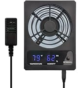 Dehumidifier for Rainforest Terrarium Vivarium,reptile tank fan,Ventilation Fan For Reptile Enclo...