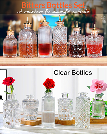 bitters bottle set