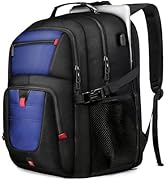Z-MGKISS Large Travel Backpack for Men, TSA Flight Approved Business Backpack, USB Computer Bagpa...