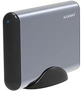 GODO 3.5 inch External Hard Drive Enclosure for 2.5 3.5 SATA HDD SSD,USB 3.0 to Aluminum Hard Dri...
