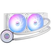 darkFlash DNA360A AIO CPU Liquid Cooler, High-Performance Pump, ARGB Sync, PWM Fans, with Customi...