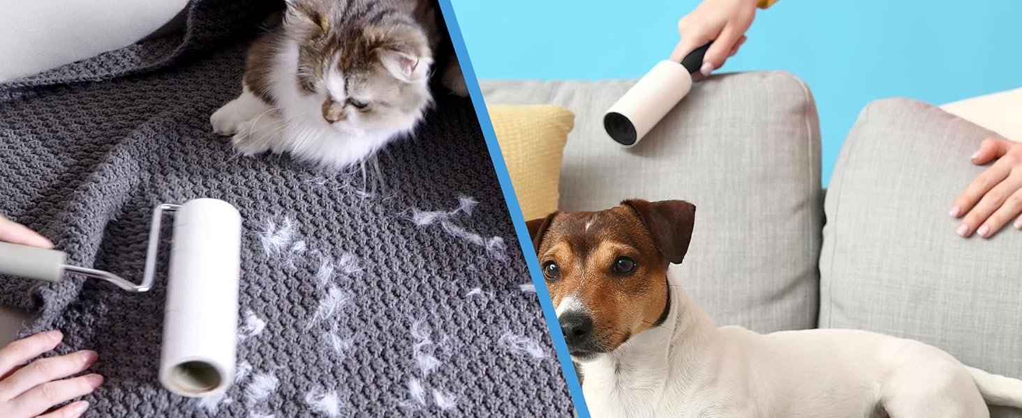 long handle lint roller