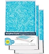 PetSafe ScoopFree Crystal Cat Litter &amp; Refill Tray, Fresh Scent, 4.3 Lb Bag with Each Tray, Pack ...