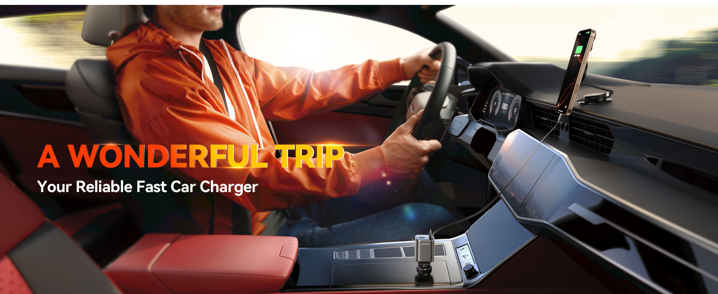 4 in 1 retractable car charger