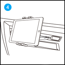 tablet cd mount for car