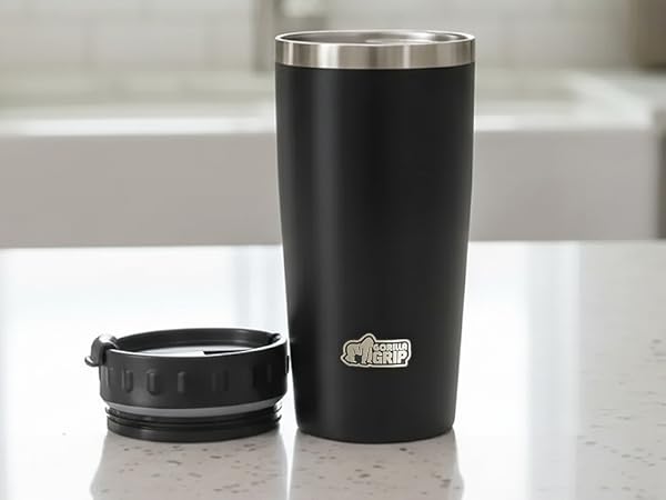 travel mug, Insulated Travel Coffee Mug, Stainless Steel Double Wall Tumbler
