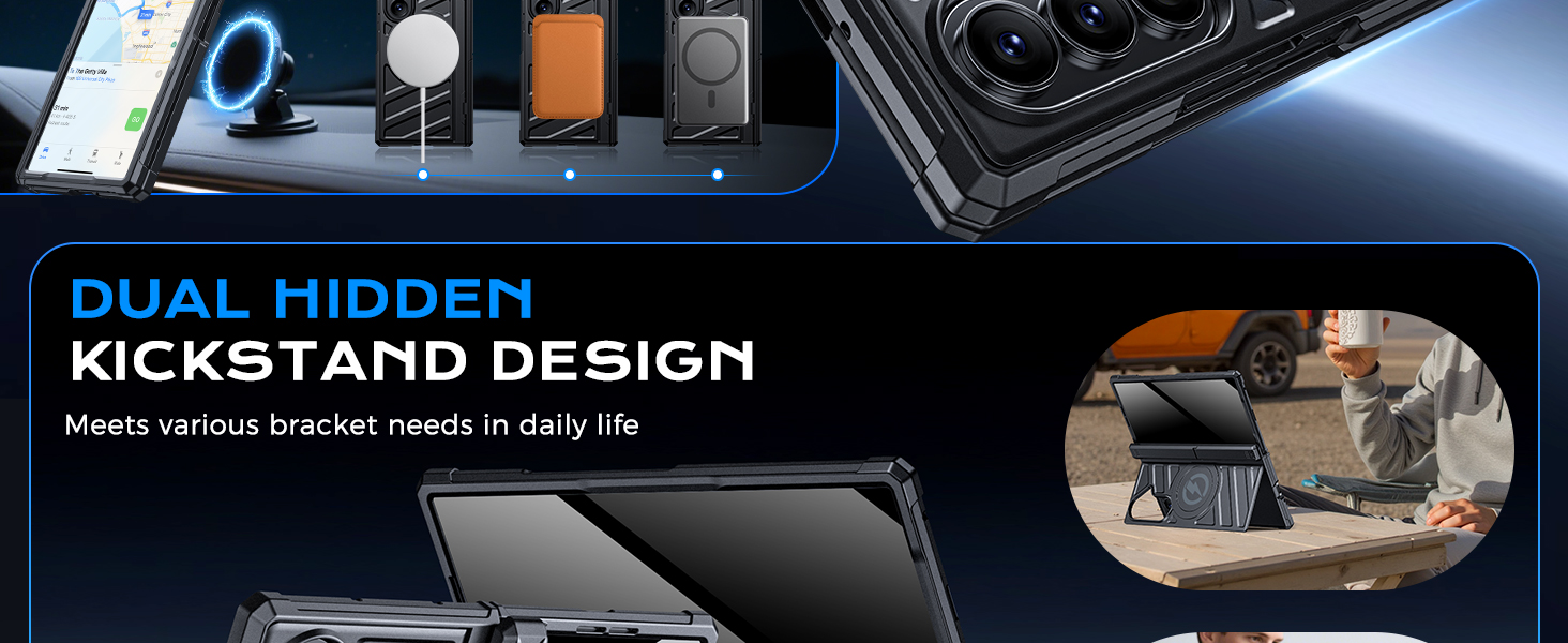 For Samsung z fold 7 case Privacy Black