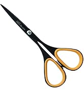 ALLEX Mini Black Scissors for Office 3.9" [Non-Stick], All Purpose Slim &amp; Thin Low Profile Scisso...
