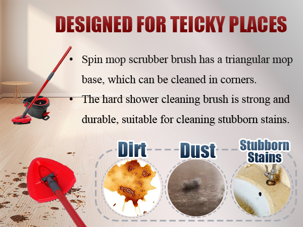 spin scrub brush replacement head