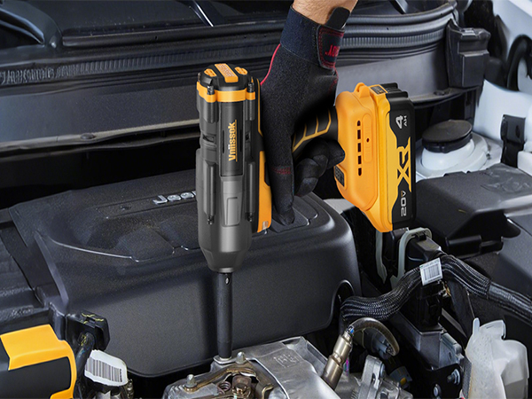 20V MAX Cordless Impact Wrench, 1/2 Impact Gun, 4-Speed High Torque Brushless Motor