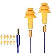 Work Earbuds Headphones, Cuzabe 10 Replacement Earbuds Wired in Ear Headphones for Work, Noise Ca...